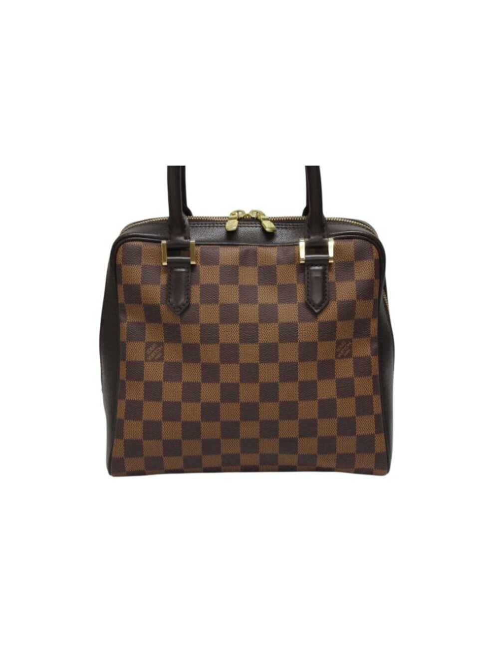 Louis Vuitton Handbag Brera Damier Ebene Gold Brown - Picture 2 of 9